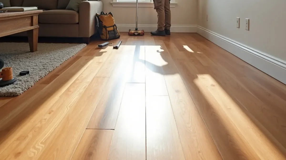 Durable LVP in a Rexburg student-rental living room near BYU–Idaho