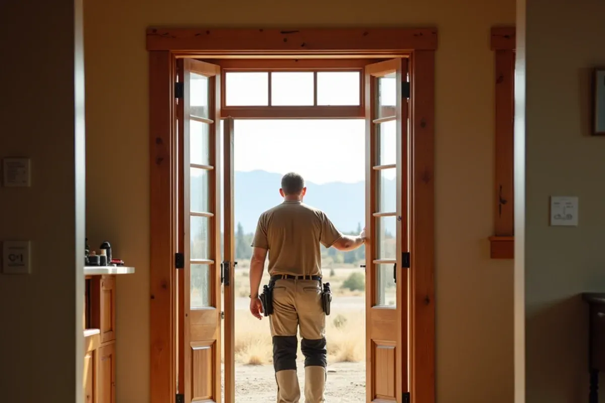 Seasonal entry condition in a Firth, Idaho home