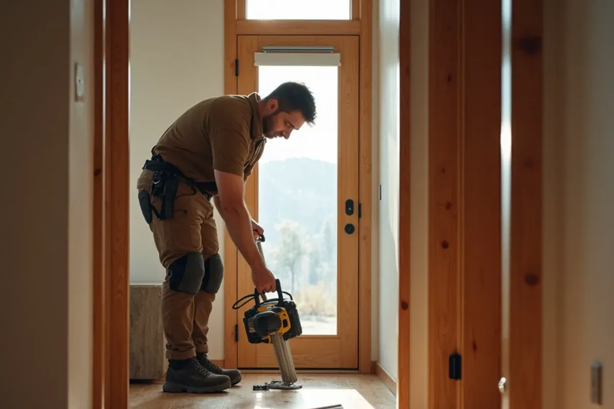 Seasonal entry condition in a Ucon, Idaho home